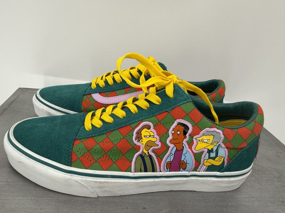 Vans X The Simpsons Old Skool Moe’s SAMPLE Men’s 9 NWT Rare Collector's Sneakers